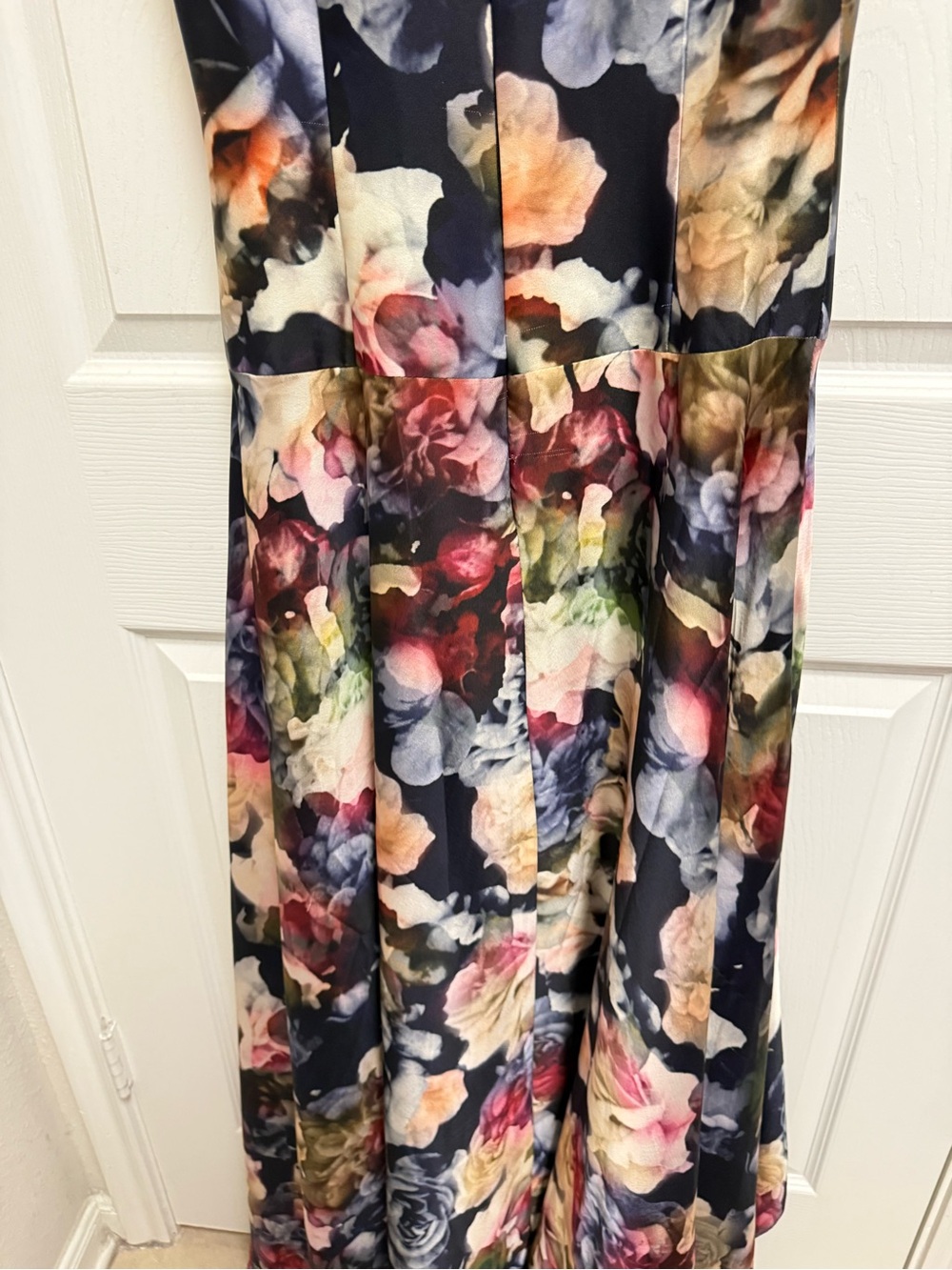Adrianna Papell Floral Evening Gown - Picture 12 of 14